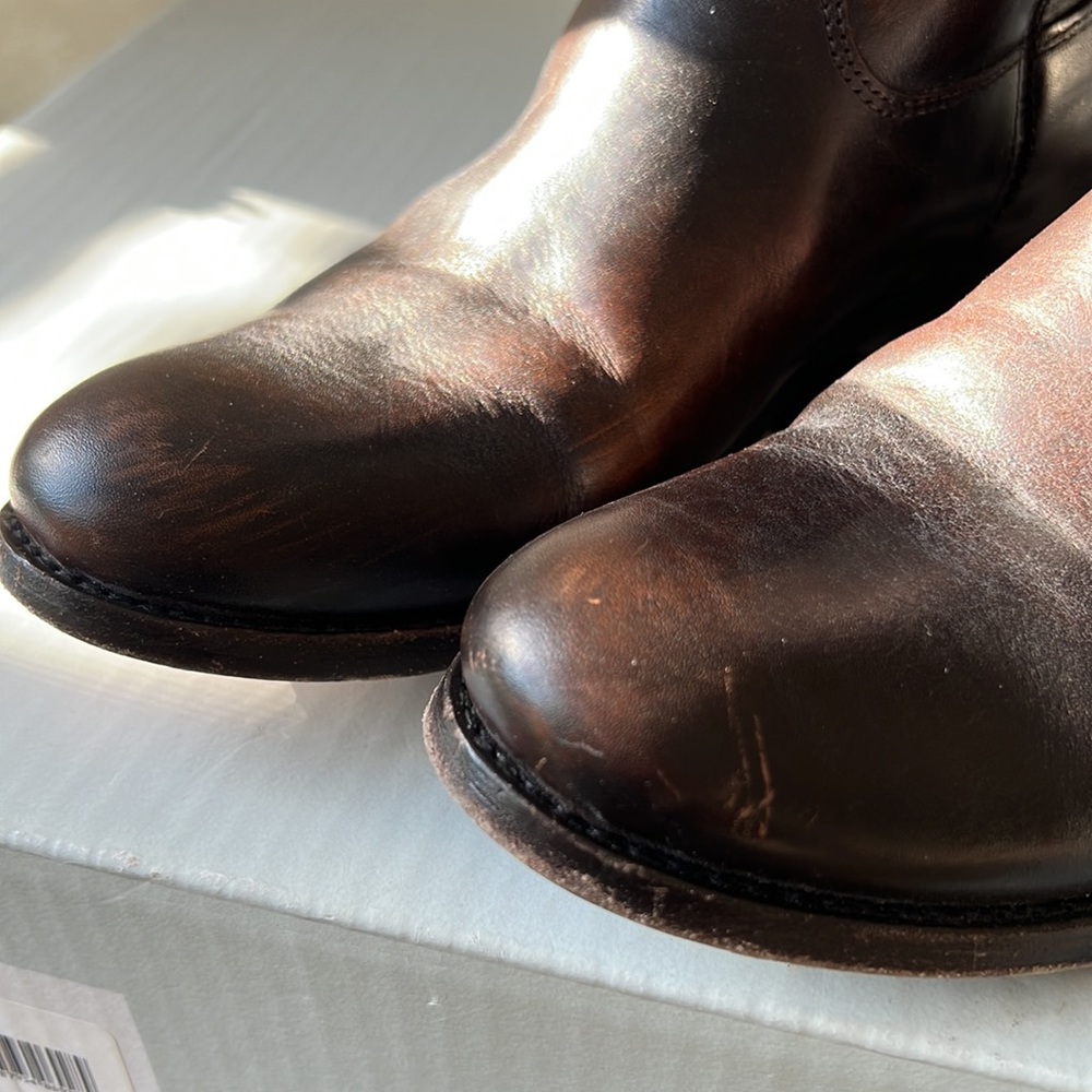 Frye Melissa Button Talk Riding Boot - Picture 6 of 6